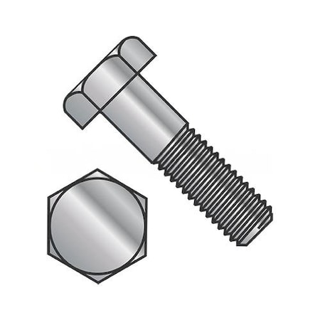 Usa Industrials 1/4"-20 x 1 in Hex Hex Machine Screw, Hot Dipped Galvanized Steel BULK-BOLT-2206